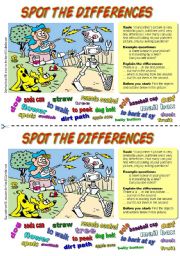 English Worksheet: Spot the differences (4). Dog and Robot