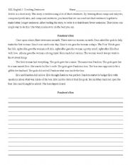 English worksheet: Combining Simple Sentences