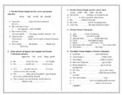 English Worksheet: Present Simple and Present Continuous