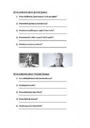 English worksheet: PAST SIMPLE- QUESTIONS