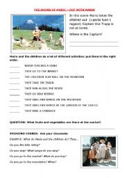 English Worksheet: THE SOUND OF MUSIC 
