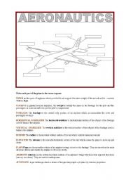 aeronautics vocabulary