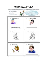 English Worksheet: Illness