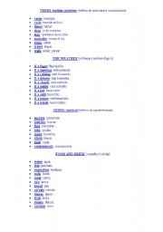 English Worksheet: vocabulary ofr the book Alive 1