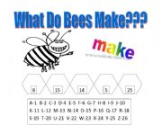 English Worksheet: Bees Make Honey