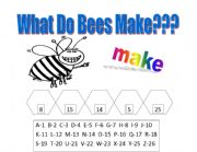 English worksheet: Bees Make Honey