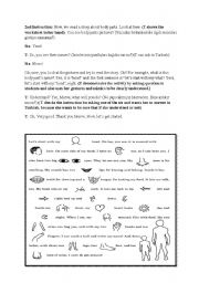 English Worksheet: the story 