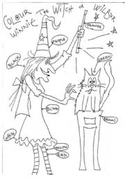 English Worksheet: winnie the witch