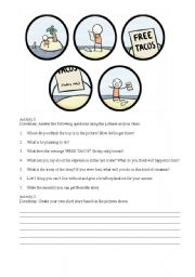 English Worksheet: Making Predictions and  Inferences