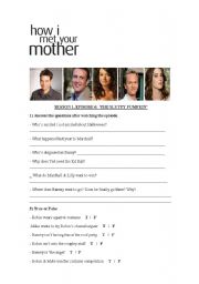 English Worksheet: How I met your mother Slutty pumpkin