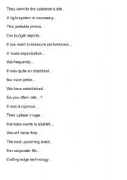English Worksheet: Organizations