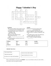 English Worksheet: Happy Valentines Day