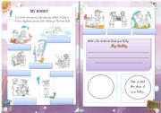 English Worksheet: My hobby