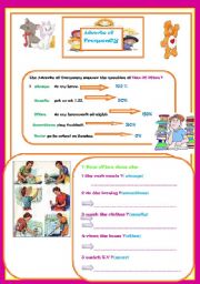 English Worksheet: Adverbs of frequency