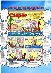 English Worksheet: CASPER IN WANDERER #6