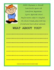 English Worksheet: Arnold