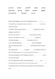 English Worksheet: phrasal vbs4