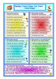 Revision:Present Simple,Past Simple,Future Simple