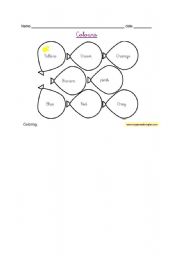 English Worksheet: Colours excercise