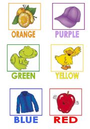 English Worksheet: Colours