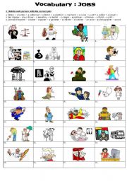 English Worksheet: Vocabulary