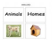 English Worksheet: Animal Homes (part 1 of 4)