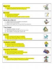 English Worksheet: cooperative learning strategies