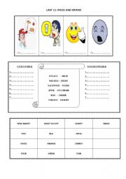 English Worksheet: uncountable
