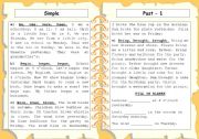 English Worksheet: simple past 1