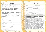 English Worksheet: SIMPLE PAST 3