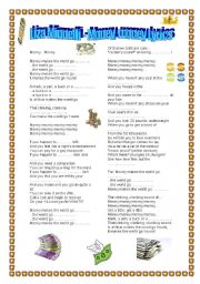English Worksheet: Money money-Liza Minelli