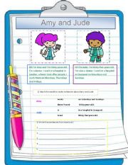 English Worksheet: Reading Comprehension for little children.