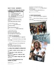 English worksheet: KARAOKE - WHAT IT TAKES - AEROSMITH