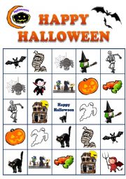 Halloween BINGO No.1