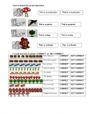 English worksheet: THIS OR THAT ACTIVITY - NUMBERS