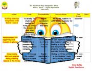 English Worksheet: reading plan