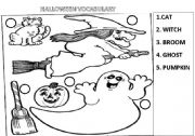 English Worksheet: Halloween vocabulary