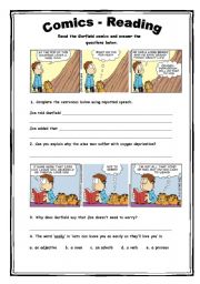 English Worksheet: Comics - Reading Activity 20