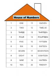 House of numbers