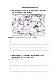English Worksheet: PRESENT SIMPLE (VERB TO BE)