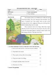 English Worksheet: grammar  worksheet