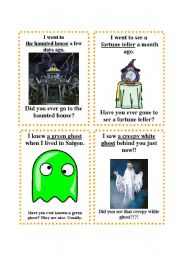 English Worksheet: GO FISH- Halloween 3/3