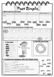 English Worksheet: Past Simple