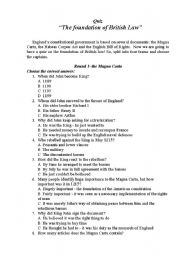 English worksheet: Quiz: 
