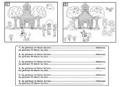 English Worksheet: SPOT THE DIFFERENCE