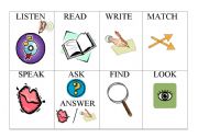 English Worksheet: Classroom Language - Instructions, Skills 