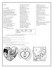 English worksheet: Crying aerosmith