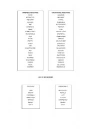 English Worksheet: LIST OF INTENSIFIERS