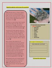 English Worksheet: community service