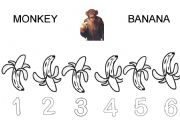 English worksheet: Counting bananas